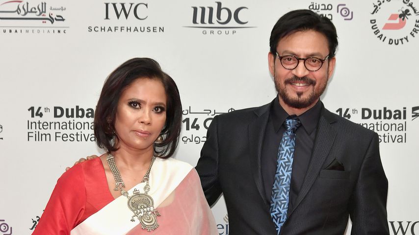 Irrfan Khan und seine Frau Sutapa Sikdar beim Dubai International Film Festival