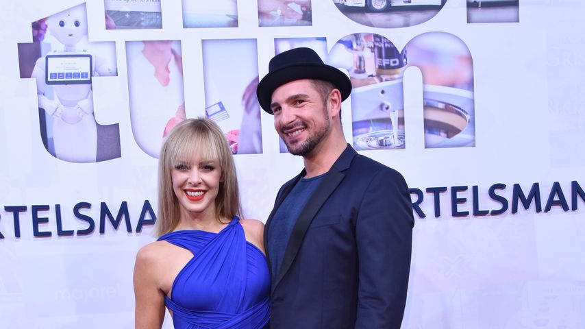 Isabel Edvardsson und Benjamin Piwko bei der Bertelsmann Party 2019