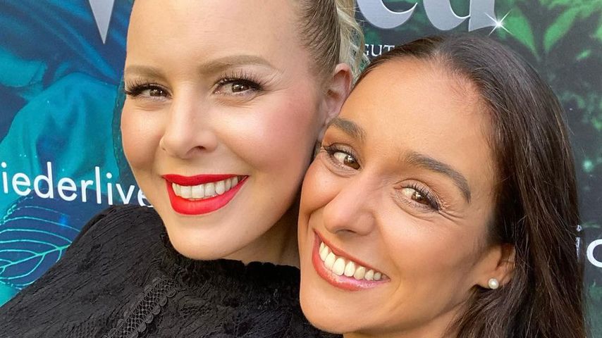 Isabel Edvardsson und Melissa Ortiz-Gomez bei der Premiere von "Wicked" in Hamburg, September 2021