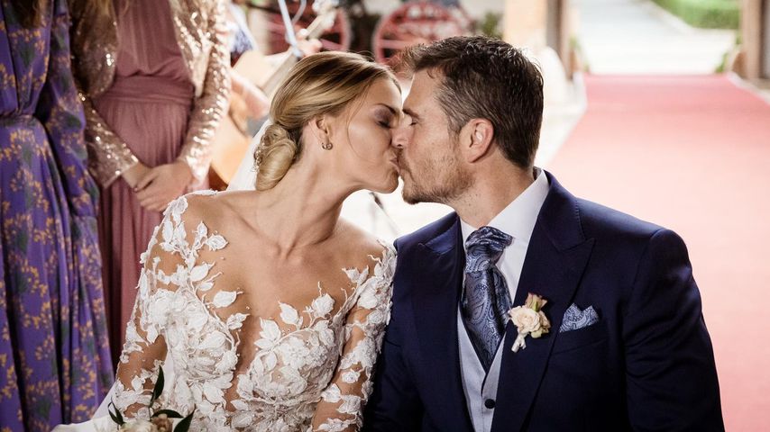 Isabel Gülck und ihr Mann Carlos bei der Hochzeit