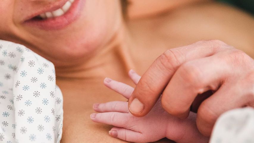 Isabell Horn und ihr Sohn