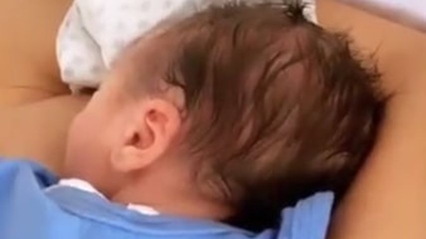 Isabell Horn mit ihrem kleinen Sohn