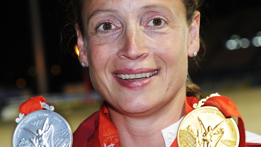 Isabell Werth bei den Olympischen Sommerspielen in Peking im August 2008