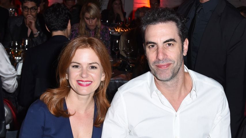 Isla Fisher und Sacha Baron Cohen im Oktober 2017