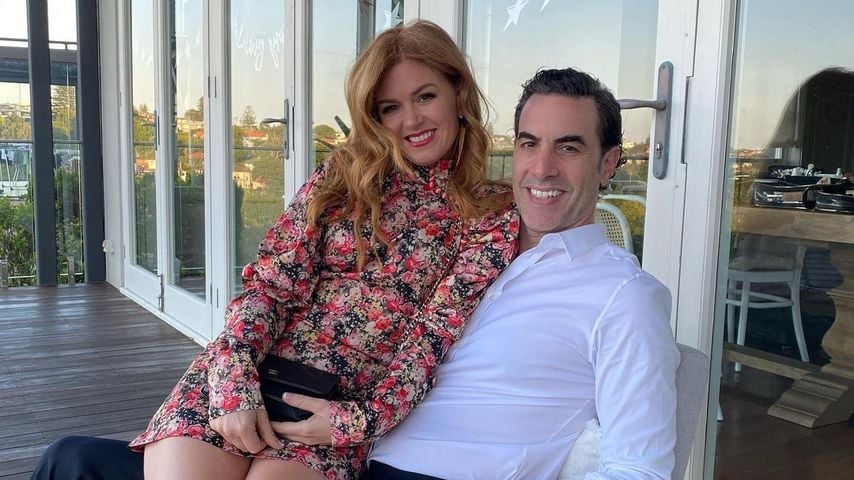 Isla Fisher und Sacha Baron Cohen, 2021