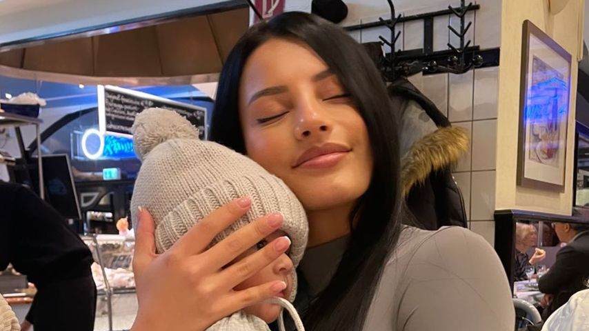 Ivana Santacruz und ihr Sohn