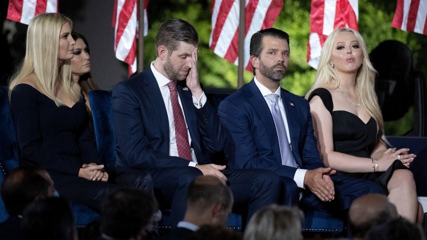 Ivanka Trump, Eric Trump, Donald Trump Jr. und Tiffany Trump in Washington D.C. im August 2020