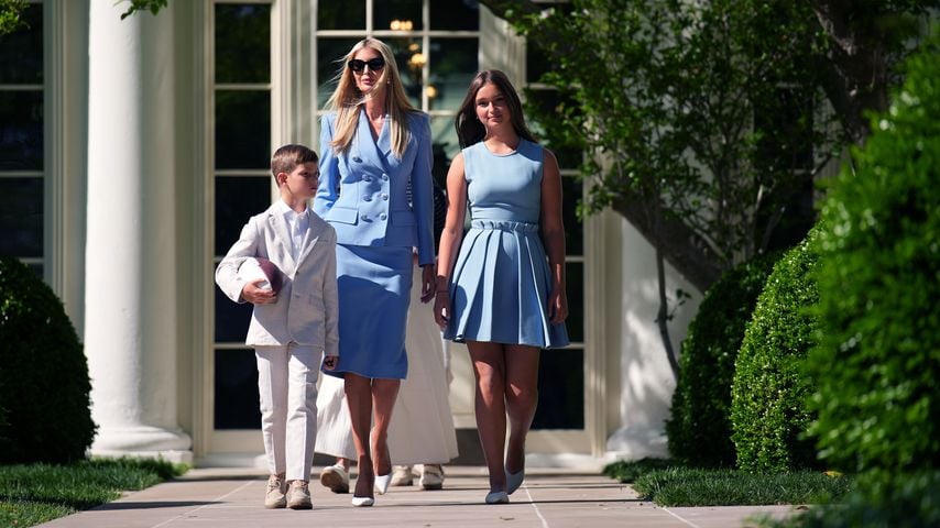 Ivanka Trump empfängt NFL-Team im Weißen Haus mit ihren Kids