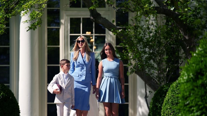 Ivanka Trump empfängt NFL-Team im Weißen Haus mit ihren Kids
