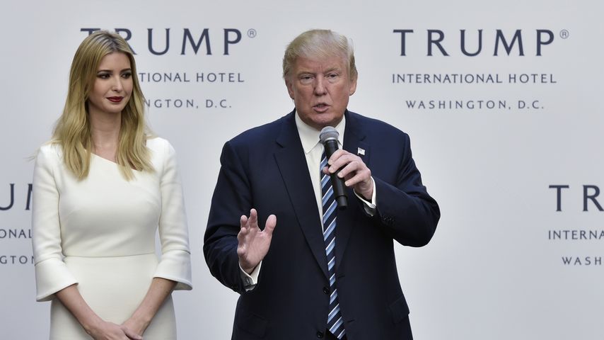 Ivanka und Donald Trump beim US-Wahlkampf, 2016