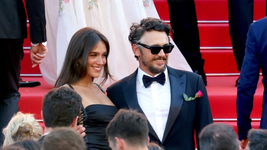 Izabel Pakzad und James Franco, Cannes 2024