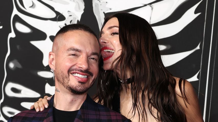 J Balvin und Valentina Ferrer bei den MTV Video Music Awards 2025 in der UBS Arena in Elmont, New York