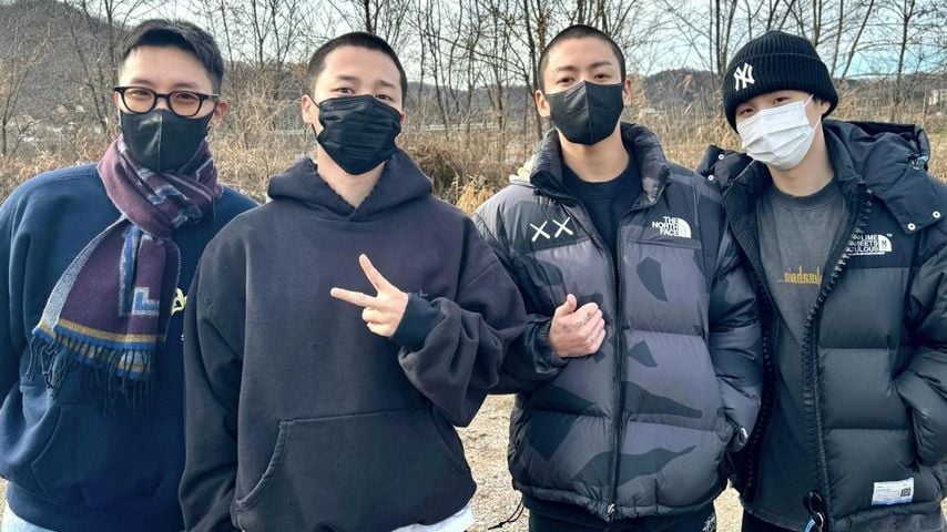 J-Hope, Jimin, Jungkook und Suga von BTS im Dezember 2023