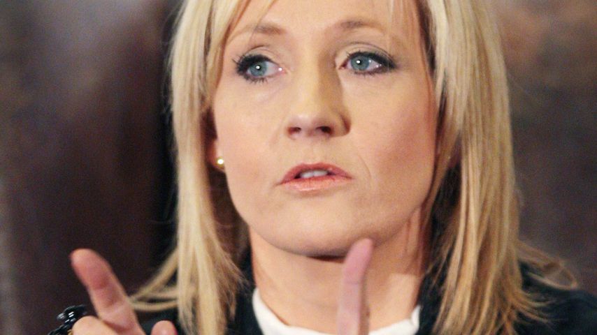 J.K. Rowling bei einer Lesung in Edinburgh im Dezember 2008