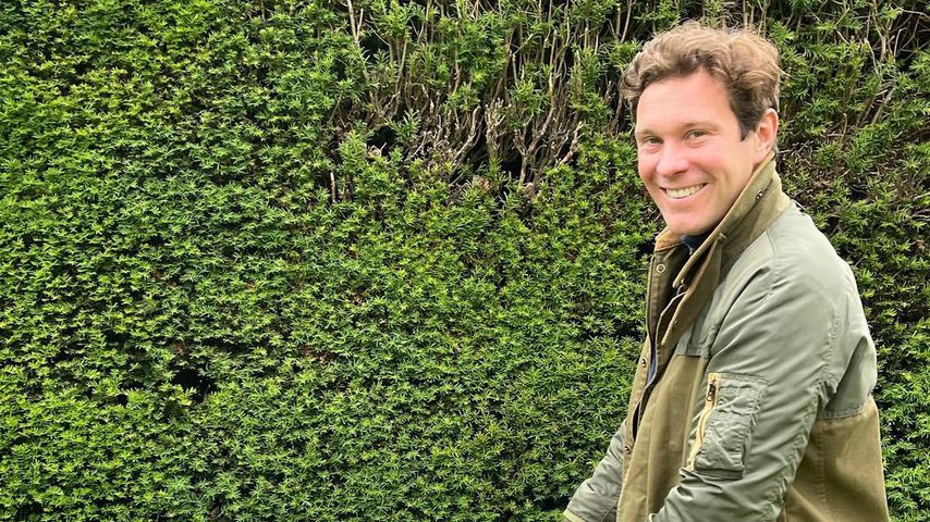 Jack Brooksbank mit August Philip Hawke, Juni 2021