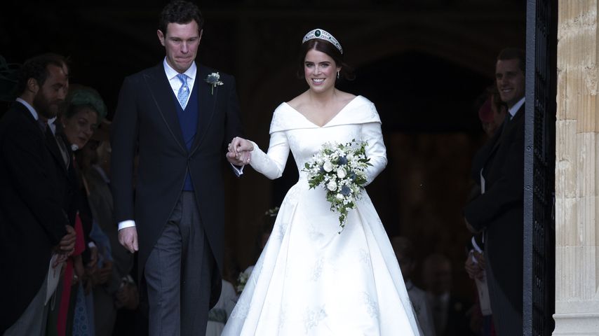 Jack Brooksbank und Prinzessin Eugenie bei ihrer Hochzeit, Oktober 2018