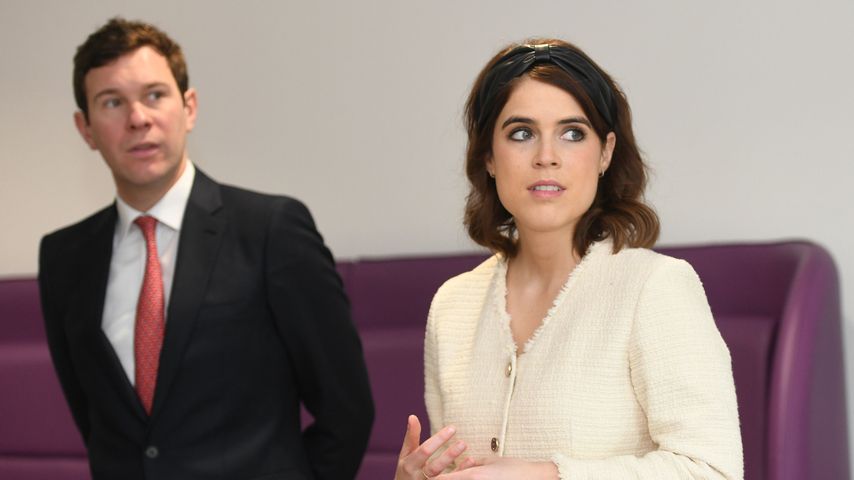 Jack Brooksbank und Prinzessin Eugenie gucken ernst