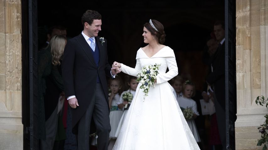 Jack Brooksbank und Prinzessin Eugenie bei ihrer Hochzeit im Oktober 2018