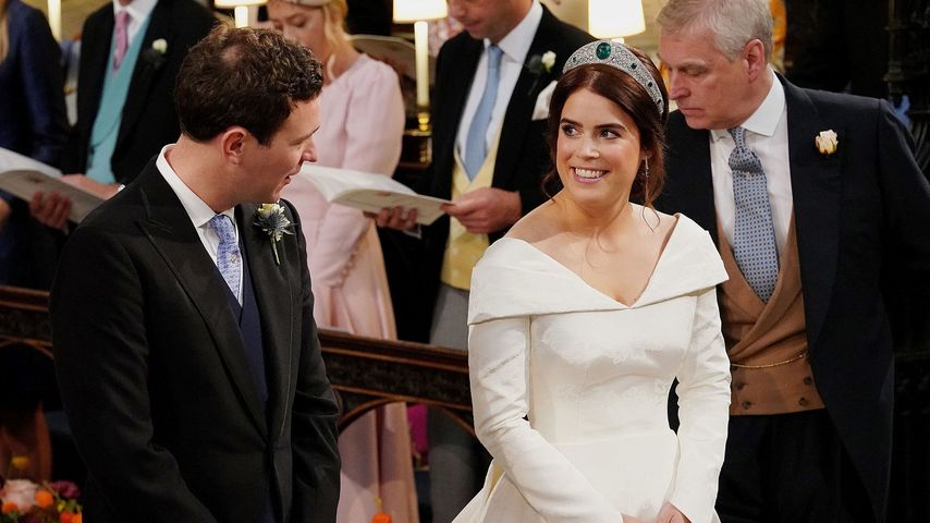 Jack Brooksbank und Prinzessin Eugenie bei ihrer Hochzeit