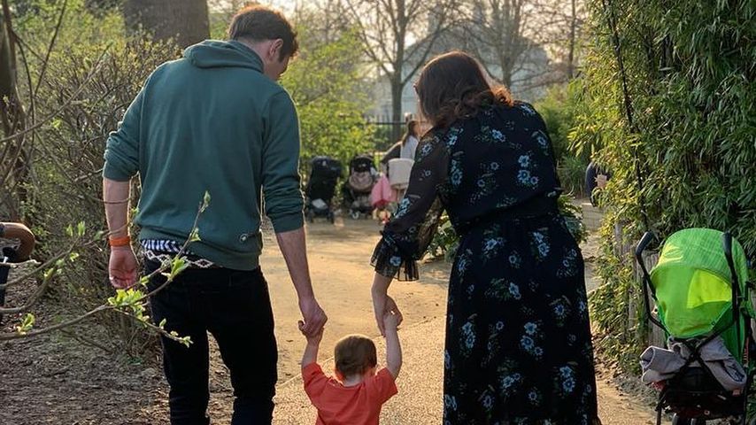 Jack Brooksbank und Prinzessin Eugenie mit ihrem Sohn August