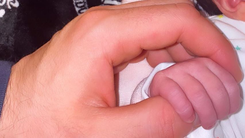 Jack Fincham mit seiner Tochter, Januar 2020
