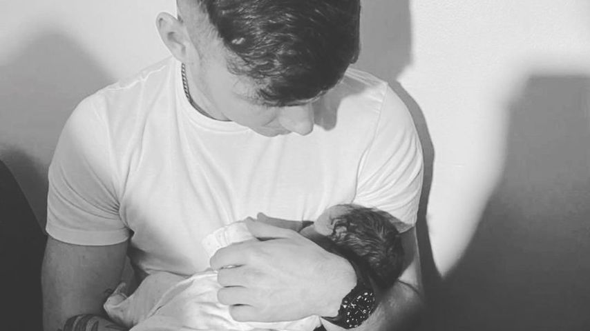 Jack Keating mit seiner Tochter