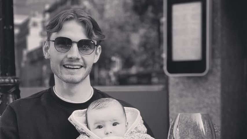 Jack Keating mit Tochter