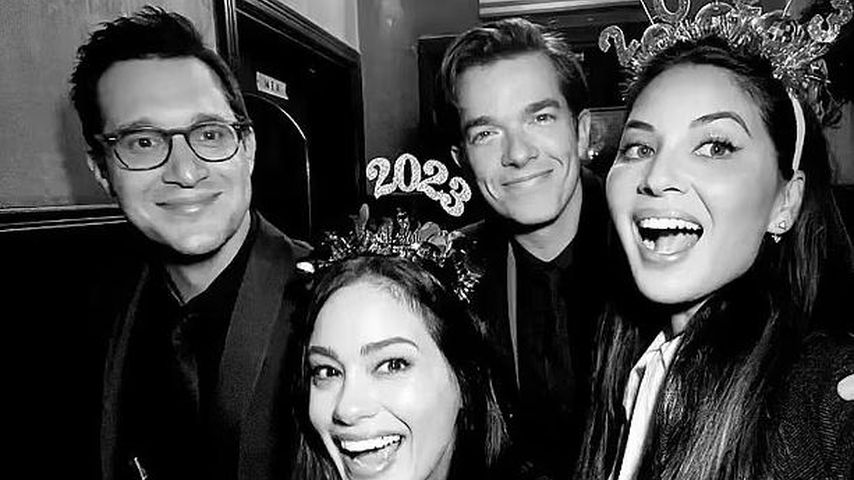 John Mulaney und Olivia Munn mit Freunden in New York City