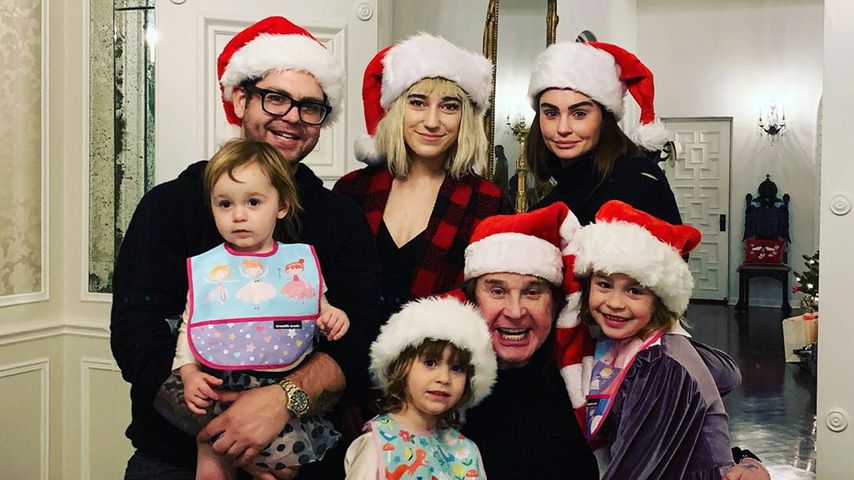 Jack Osbourne mit seiner Familie an Weihnachten 2019