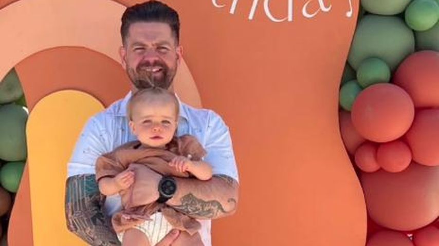 Jack Osbourne mit seiner Tochter Maple, Juli 2023