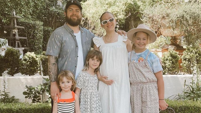 Jack Osbourne mit seinen Kindern und seiner Verlobten, Ostern 2022