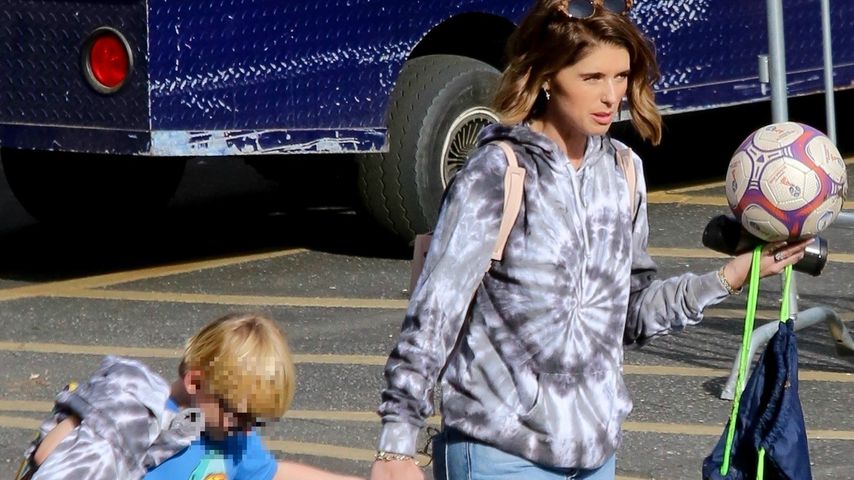 Jack Pratt und Katherine Schwarzenegger nach dem Fußballtraining