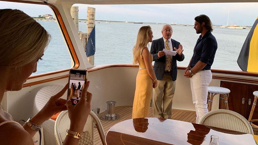 Jackie Belanoff und Ben Foden an ihrem Hochzeitstag