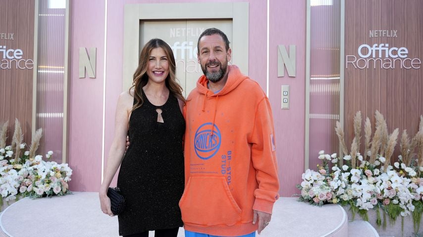 Jackie und Adam Sandler bei der Premiere von "Office Romance" in Hollywood