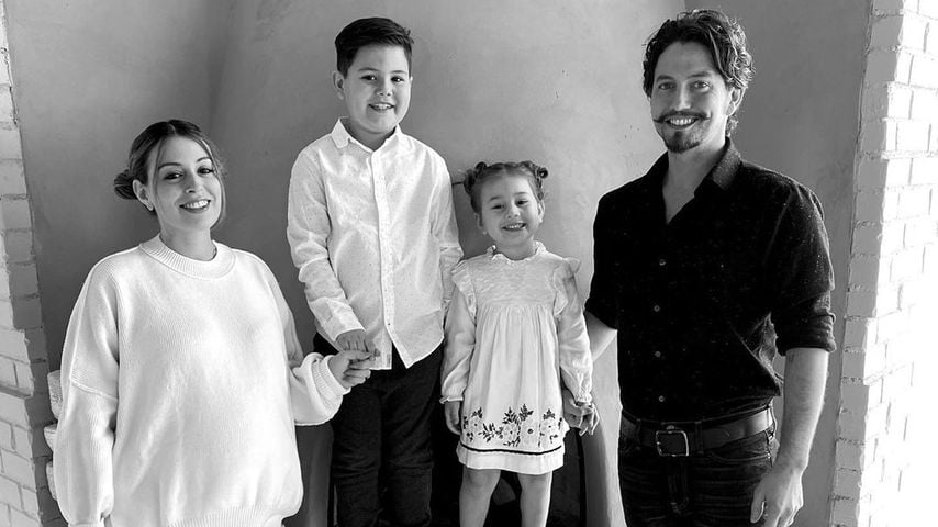Schauspieler Jackson Rathbone mit seiner Familie