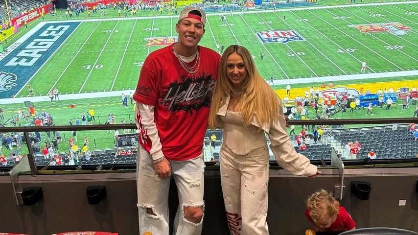Jackson und Brittany Mahomes, Bruder und Ehefrau von Patrick Mahomes