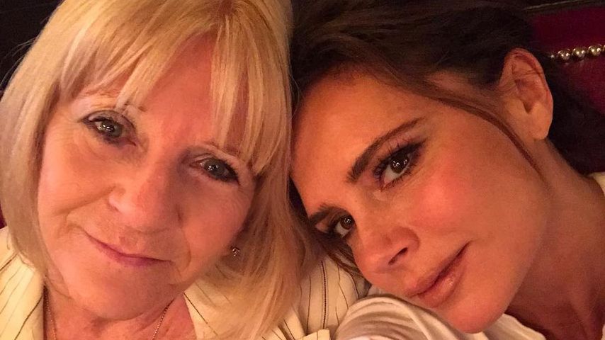 Jacky Adams und Victoria Beckham im September 2017