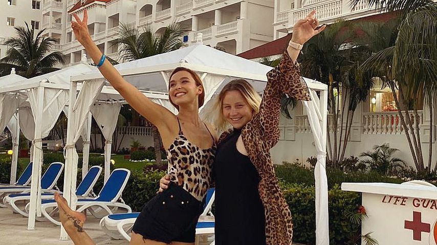 Jacky mit GNTM-Nanny Verena