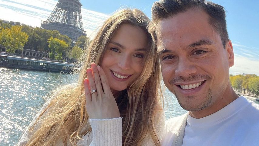 Christopher Schnell und seine Partnerin Jacky in Paris im Oktober 2021