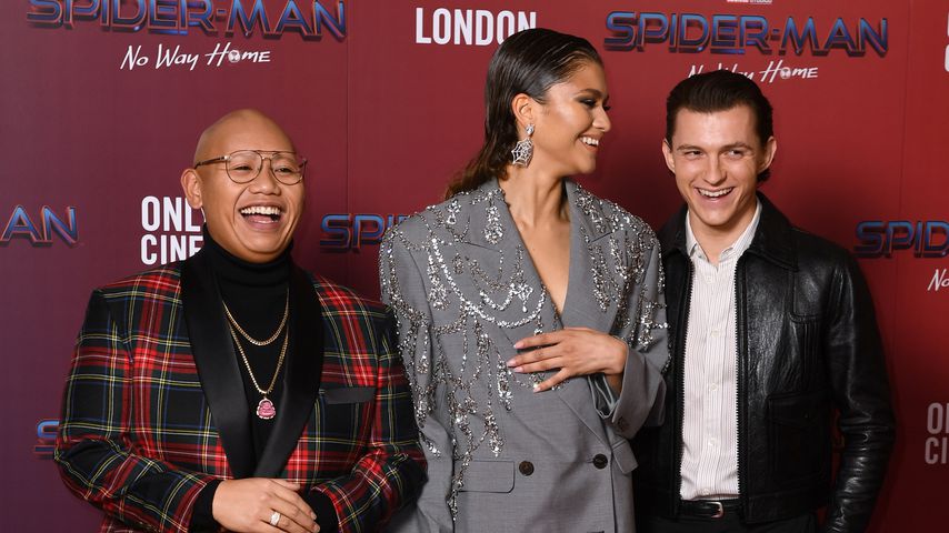 Jacob Batalon, Zendaya und Tom Holland bei der Premiere von "Spider-Man: No Way Home"