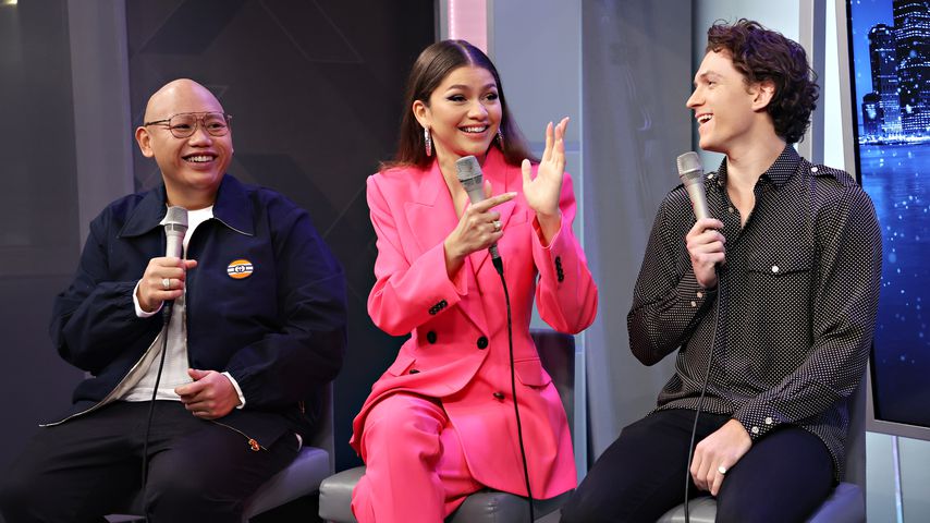 Jacob Batalon, Zendaya und Tom Holland in NYC im Dezember 2021