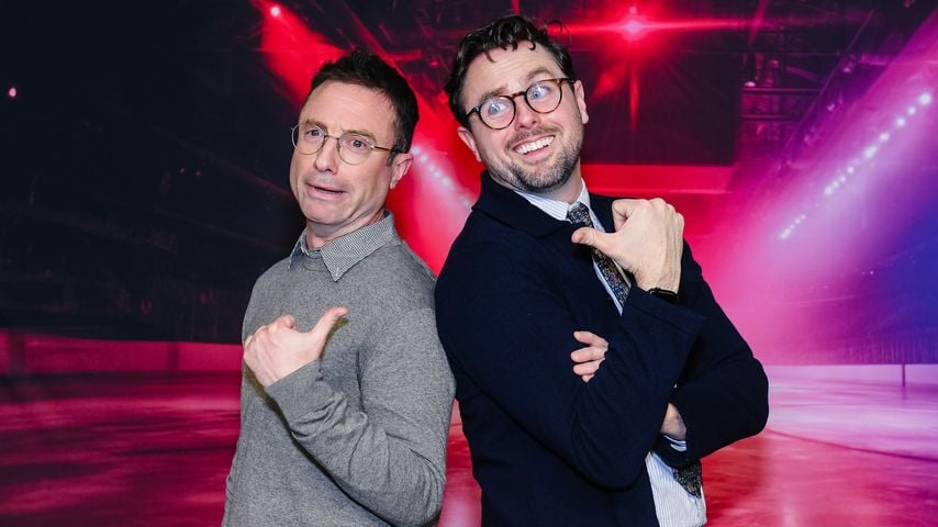 Jacob Tierney und Brendan Brady bei der Premiere von "Heated Rivalry" im Tiff Lightbox in Toronto, Ontario