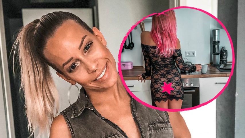 "Ex On The Beach"-Jacky zieht beim Kaffeekochen fast blank!