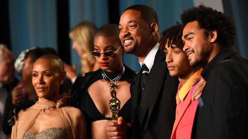 Jada Pinkett Smith, Willow Smith, Will Smith, Jaden Smith und Trey Smith