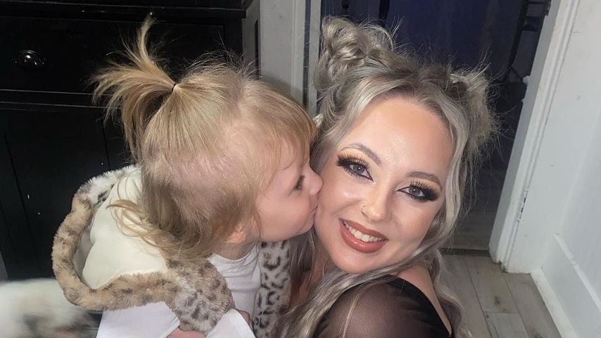 Jade Cline mit ihrer Tochter