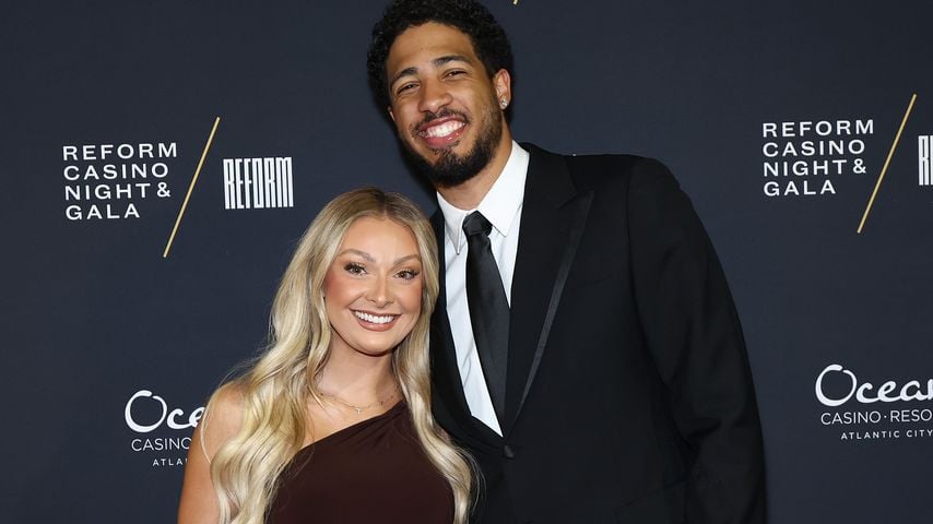 Jade Jones und Tyrese Haliburton bei der Reform Alliance Casino Night in Atlantic City, 13. September 2025