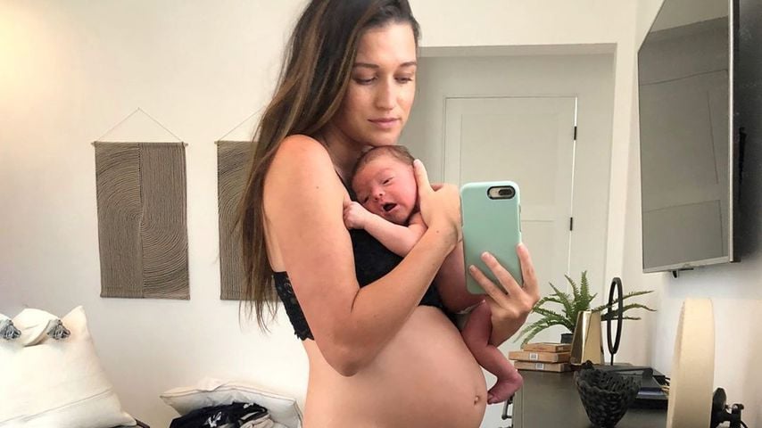 Eine Woche nach Schrank-Geburt: Jade zeigt After-Baby-Body