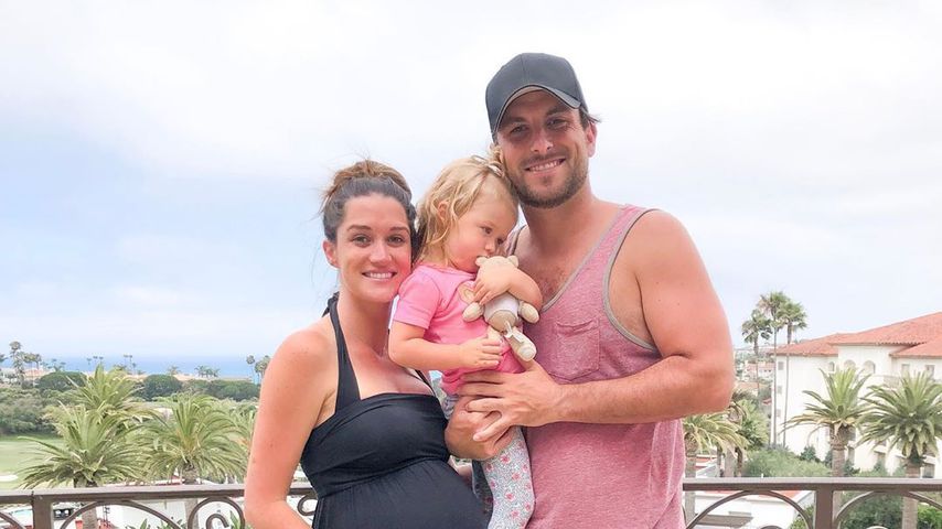 Jade Roper Tolpert, ihr Mann Tanner und ihre gemeinsame Tochter Emerson