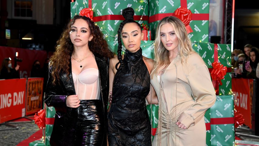 Jade Thirlwall, Leigh-Anne Pinnock und Perrie Edwards bei einer Filmpremiere