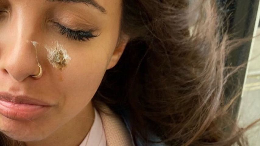 Mitten ins Gesicht: Little-Mix-Star Jade von Möwe angekackt